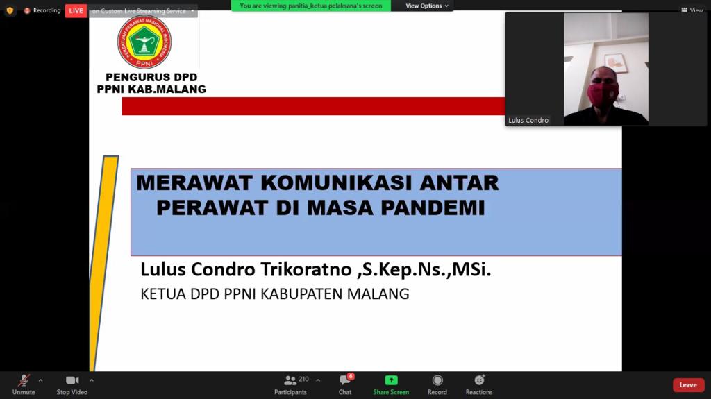 Peringati Nursing Day Mahasiswa STIKes Kepanjen Adakan Webinar Perawat (4)